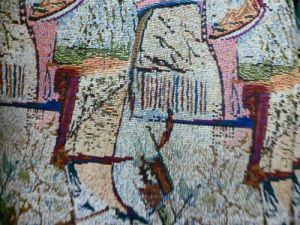 Покрывало гобеленовое многоцветное диз. № F62