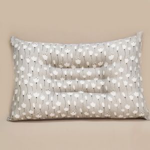 Подушка ортопедическая с магнитными аппликаторами и семенами кассии (серая) 3