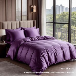 КПБ Сатин гл/кр "Luxor" диз. № 18-3218 (Фиолетовый)