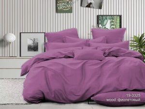 КПБ Микрофибра-страйп "Pandora" диз. № 1х1 (19-3325) Фиолетовый (N)