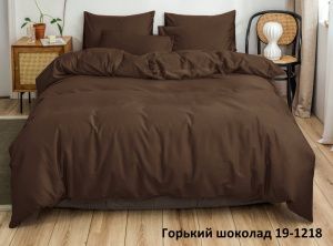 Покрывало "Бояртекс" ультрастеп гл/кр. диз. №19-1218 Горький шоколад (верх/низ горький шоколад)