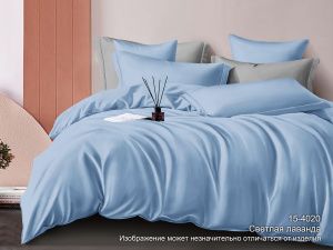 Набор: 2 наволочки сатин гл/кр диз. № 15-4020 (Светлая лаванда)