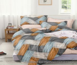 КПБ Поплин "Luxor" диз. № 34 A/B (N)