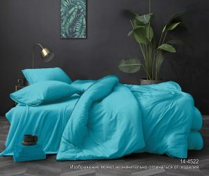 КПБ Поплин гл/кр "Luxor" диз. № 14-4522 Аквамарин (N)