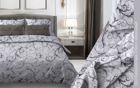 КПБ Бязь "Бояртекс" диз. № 202 Валенсия, 9 Вид, б/з (L)